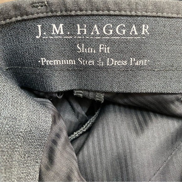 J.M. Haggar Slim Fit Premium Stretch Dress Pants - Picture 8 of 9